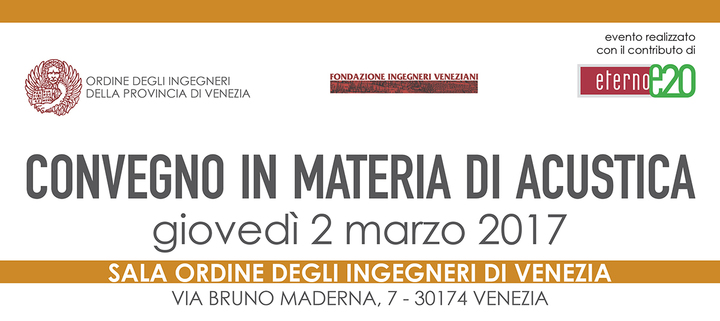 Convegno in materia di Acustica