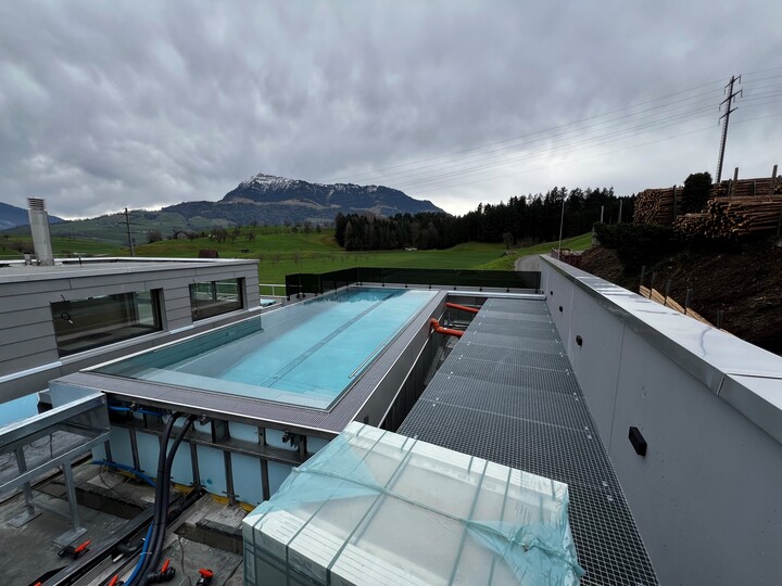 I supporti Pedestal Prime® completano un meraviglioso rooftop in Svizzera