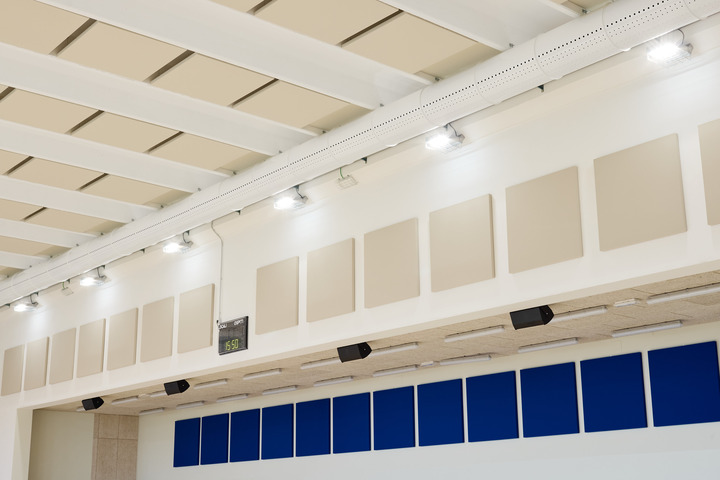 Phonolook Solution: the perfect solution for the acoustic comfort for the Gym of th Efrem Reatto School in Valdobbiadene