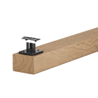 Clip universel pour la pose de lattes planches en bois sur lambourdes en bois